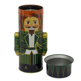 Christmas Nutcracker Cookie & Biscuit Tin | 3D Nutcracker Soldier Storage Tin Biscuit Tin - Tophatter Daily Deals