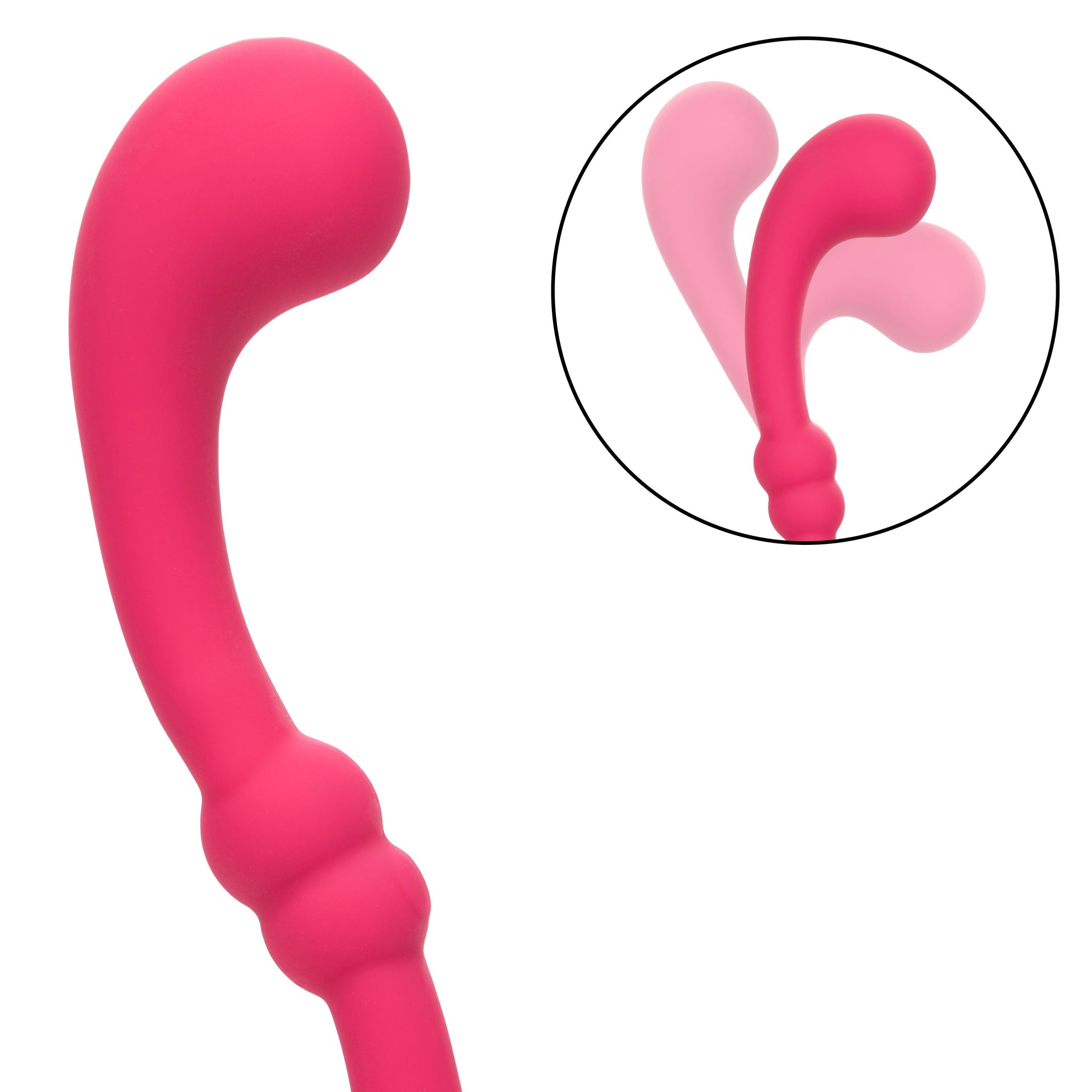 Pretty Little Wands Curvy Slim Pink Silicone Massager with 10 Speeds > Vibrators > Standard Vibrators - Tophatter Daily Deals