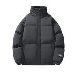 Warm Men's Puffer Jacket - Oversized Boxy Cut, Cotton 3D Changing Face Moving Picture Frame - Tophatter Daily Deals