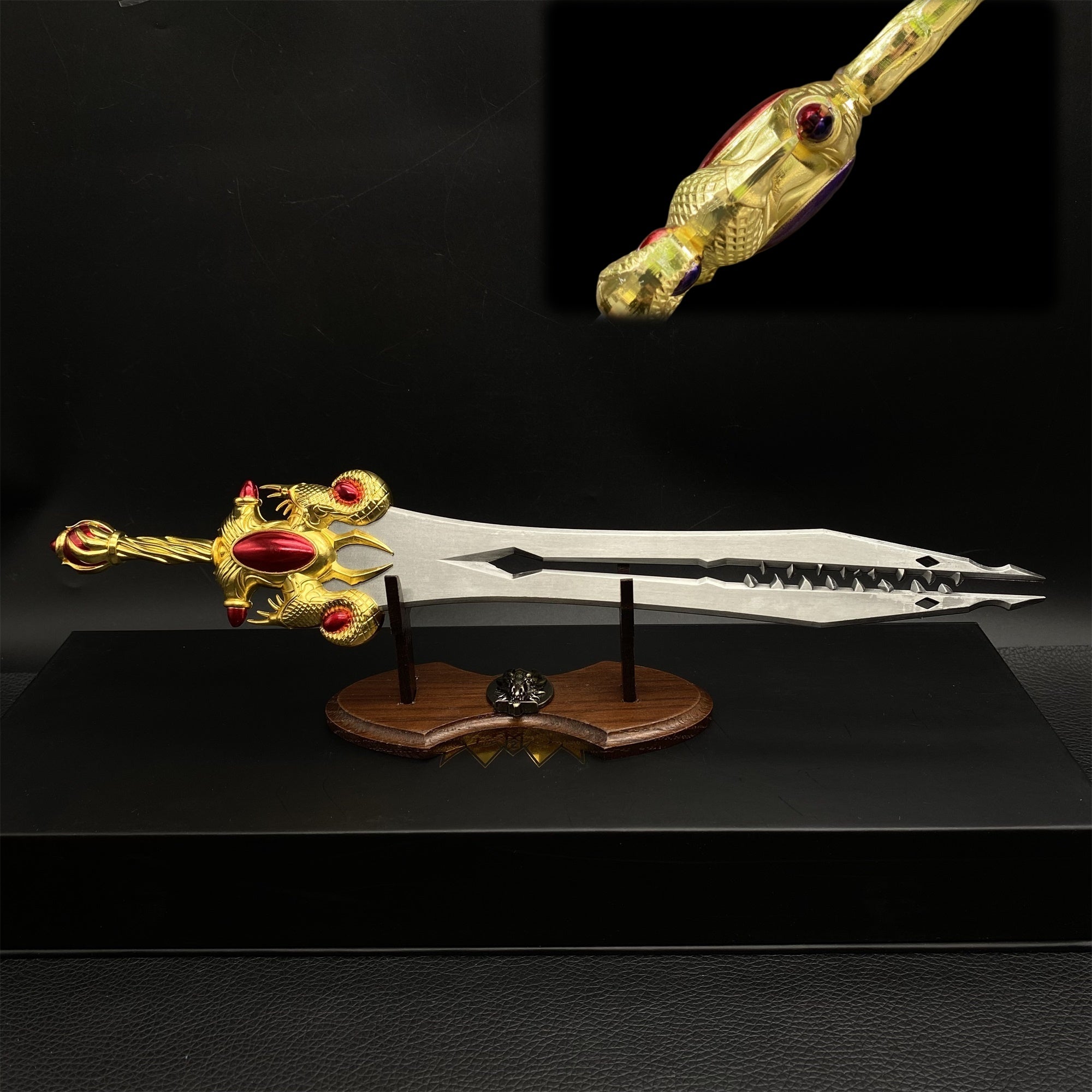 Dawnfang/Duskfang Sword Metal Replica 3 Options Dawnfang Duskfang & Stand - Tophatter Daily Deals