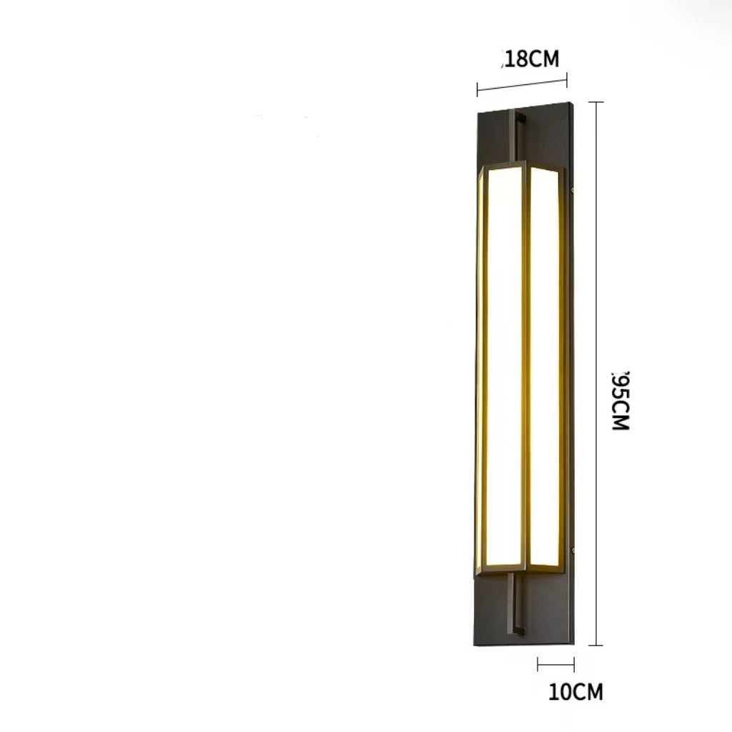 Aterproof Villa Gate Pillar Courtyard Garden Outdoor Rainproof Wall Lamp White Light Large Size 0 - Tophatter Daily Deals