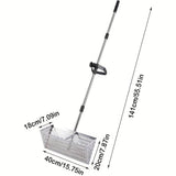 Adjustable Metal Beach Sifter Rake Tool Outdoor Recreation > Camping > Camp Safety Equipment - Tophatter Daily Deals