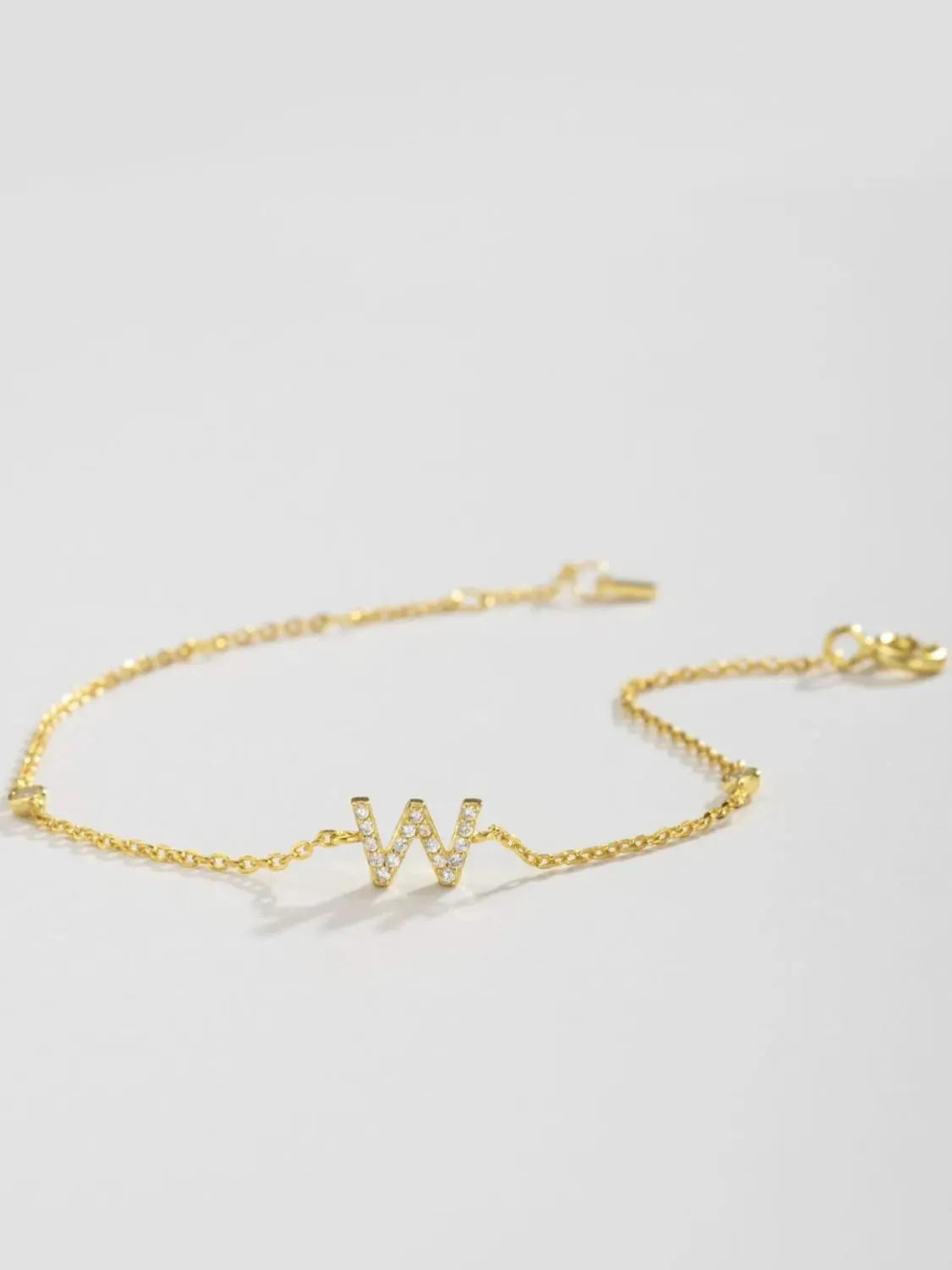 V To Z Zircon 925 Sterling Silver Bracelet Bracelets - Tophatter Daily Deals