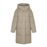 Insulating Women’s Long Puffer Coat - Hooded Quilted Winter 3D Changing Face Moving Picture Frame - Tophatter Daily Deals