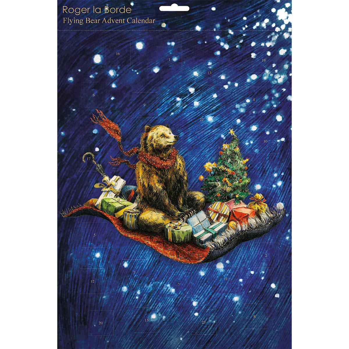 Flying Bear Christmas Advent Calendar | Traditional Picture Advent Calendar Advent Calendar - Tophatter Daily Deals