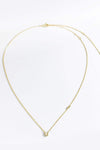 Q To U Zircon 925 Sterling Silver Necklace Necklaces - Tophatter Daily Deals