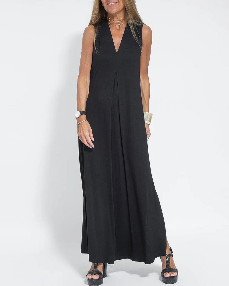 Sleeveless Maxi Dress Black Maxi Dresses - Tophatter Daily Deals