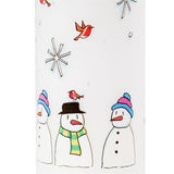 Traditional Countdown To Christmas Advent Dinner Pillar Candle - Snowman And Snowflake Design (Large Size) Advent Candle - Tophatter Daily Deals