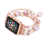 Agate Crystal Watch Band Jewelry Sports Golden purple 0 - Tophatter Daily Deals