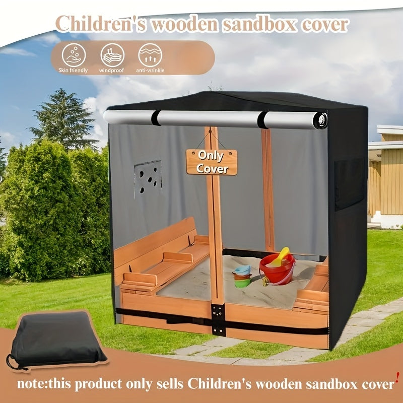 420D Sandbox Cover with Roof and Bench Baby & Kids > Baby & Kid's Toys > Outdoor Play Equipment - Tophatter Daily Deals