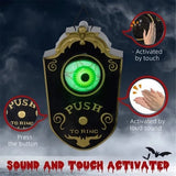Halloween Decoration Light Up Eyeball Doorbell 2025 3D Changing Face Moving Picture Frame - Tophatter Daily Deals