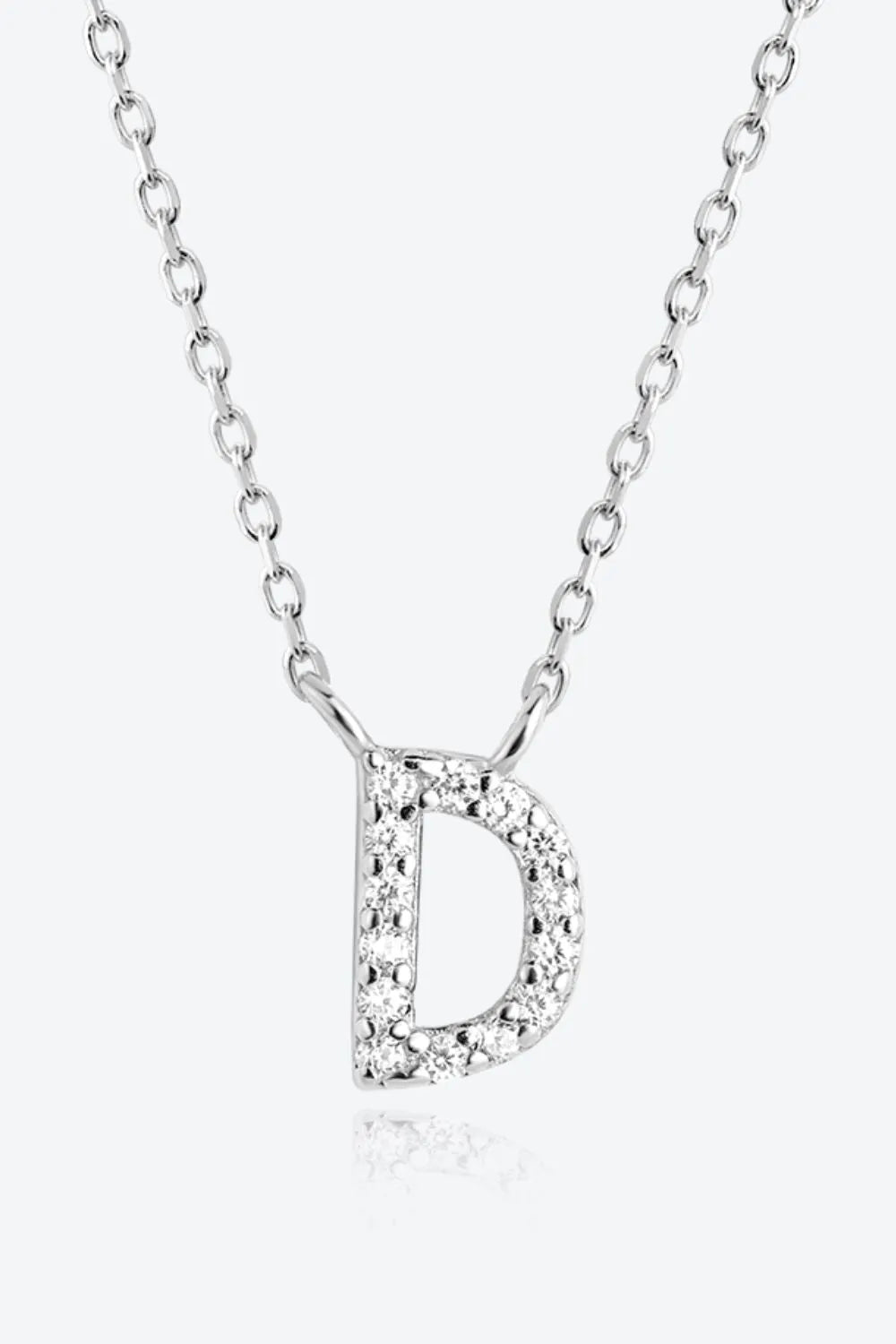 A To F Zircon 925 Sterling Silver Necklace Necklaces - Tophatter Daily Deals