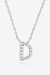 A To F Zircon 925 Sterling Silver Necklace Necklaces - Tophatter Daily Deals