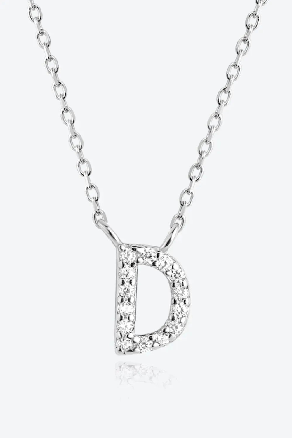 A To F Zircon 925 Sterling Silver Necklace Necklaces - Tophatter Daily Deals