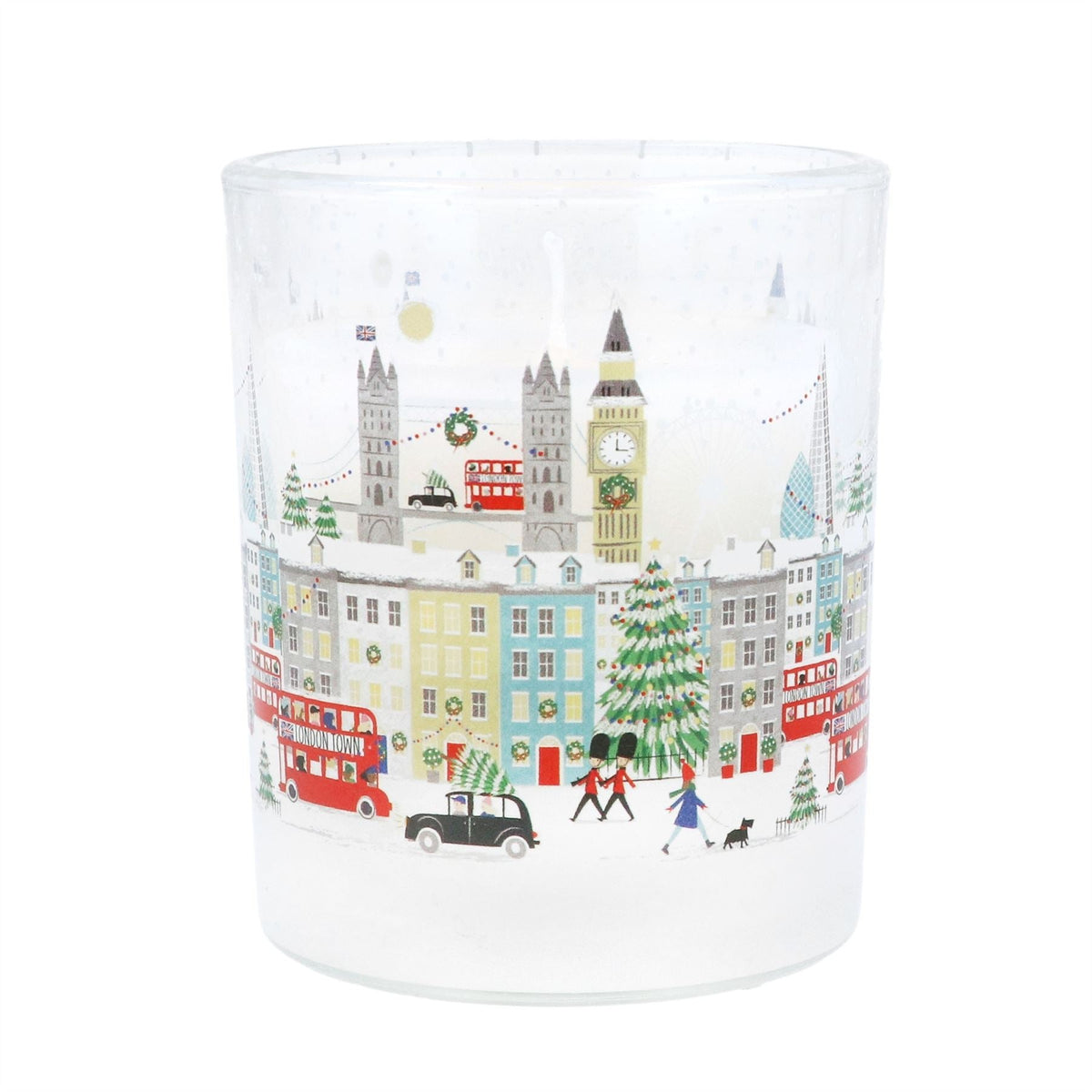 London Christmas Candle | Christmas Pudding Scented Candle & Holder - 7cm Scented Candle - Tophatter Daily Deals