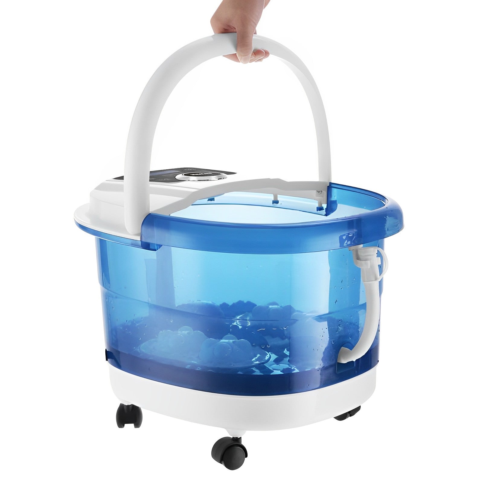 Foot Spa Massager With Heat Rollers Hydrotherapy Relaxation - Tophatter Daily Deals