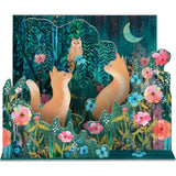Moonlit Meadow Pop & Slot 3D Decoration | Build Your Own Flora & Fauna Diorama Ornament - Tophatter Daily Deals
