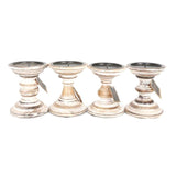 Traditional Wooden Candlestick - Handcrafted Wood Candle Stick Holder - Whitewashed Candlestick - Tophatter Daily Deals