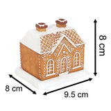 Gingerbread House Incense Burner Festive Christmas Ornament with Cinnamon Cones Oil Burner - Tophatter Daily Deals