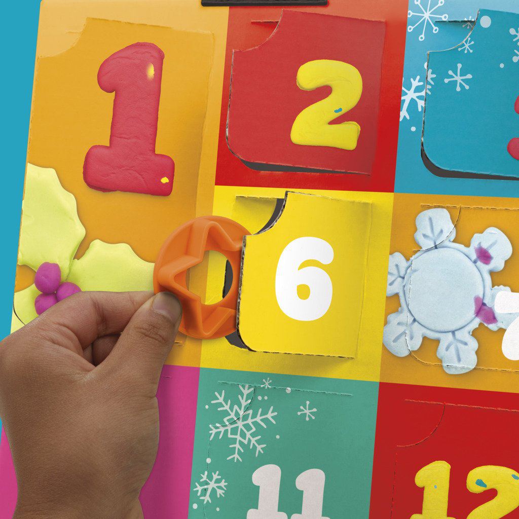 Play-Doh Christmas Advent Calendar with 24 Cans and 28 Fun Tools for Kids Advent Calendar - Tophatter Daily Deals