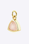 925 Sterling Silver Birthstone Pendant Light Apricot One Size Necklaces - Tophatter Daily Deals