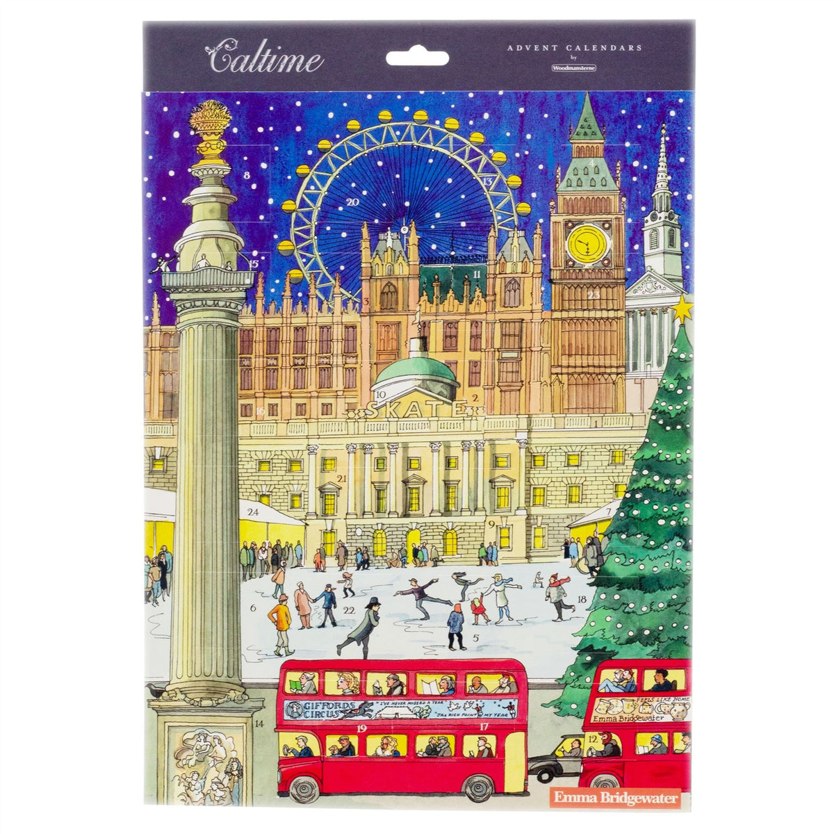 Christmas Advent Calendar Ice Skating At Somerset House | London Advent Calendar Traditional Advent Calendar | Picture Advent Calendar Paper Advent Calendar Advent Calendar - Tophatter Daily Deals