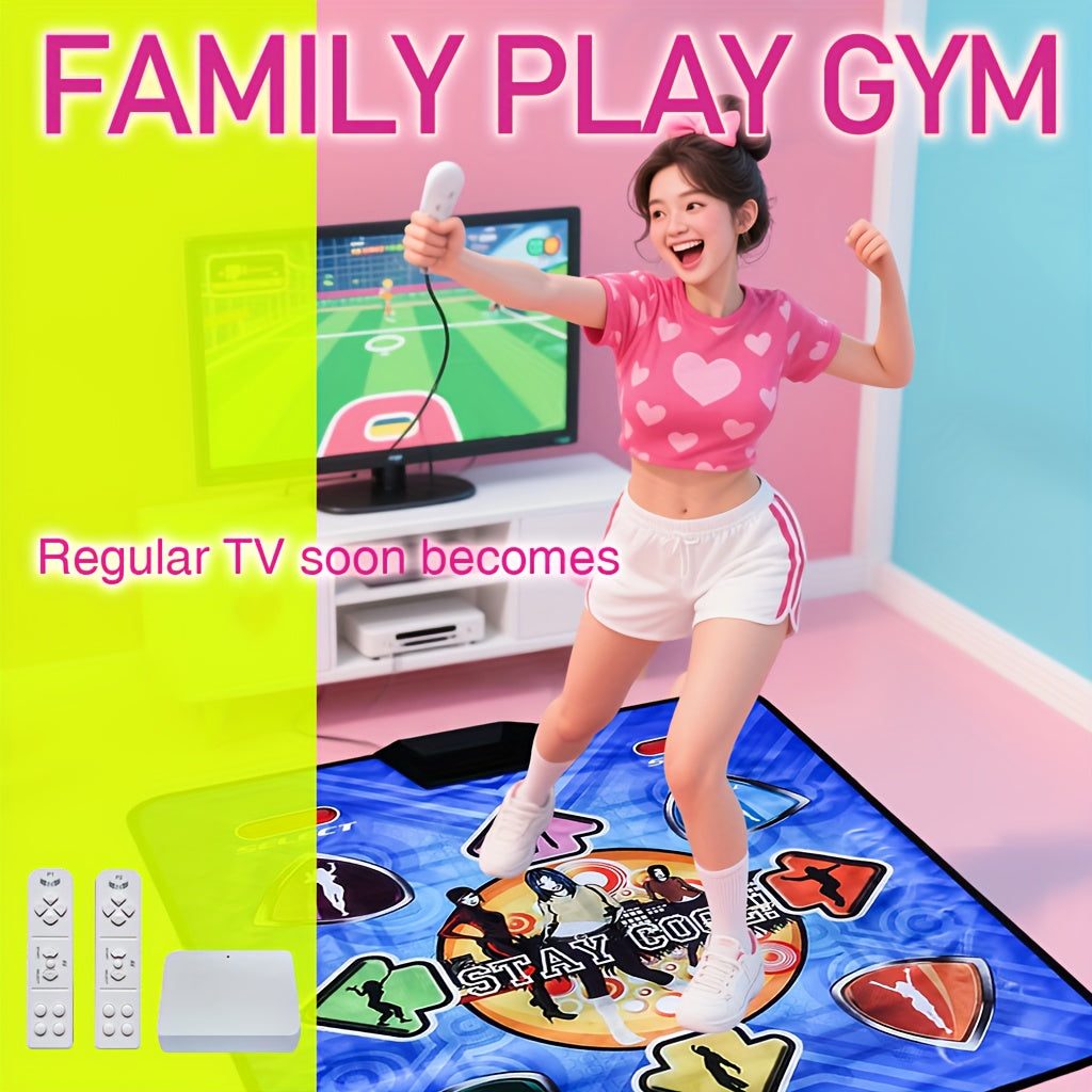 Interactive Dance Mat USB Game Pad 200 Songs Toys - Tophatter Daily Deals
