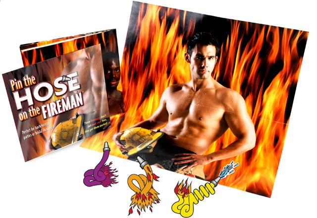 Pin The Hose On The Fireman Adult Bachelorette Game Party > Novelties > Bachelor & Bachelorette Items - Tophatter Daily Deals