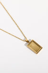 Stainless Steel 18K Gold-Plated Necklace Sun One Size Necklaces - Tophatter Daily Deals