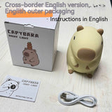Mewaii™ Capybara Tap Tap LED Night Lamp Night Lights & Ambient Lighting - Tophatter Daily Deals