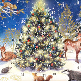 Magical Night Christmas Advent Calendar | Reindeer Stag Advent Calendar - 23cm Advent Calendar - Tophatter Daily Deals