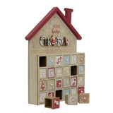 Winter Wonderland House Christmas Advent Calendar | Wooden Advent Calendar Advent Calendar - Tophatter Daily Deals
