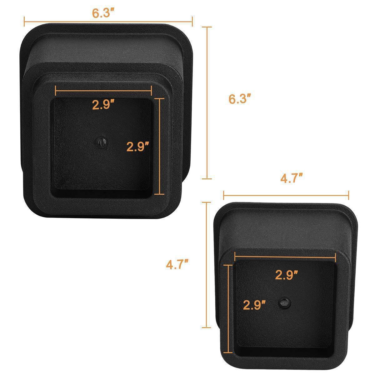 8 Bed Feet Set Plastic Heightening Pad Table Feet Load-bearing Anti-wear Table Mat 0 - Tophatter Daily Deals