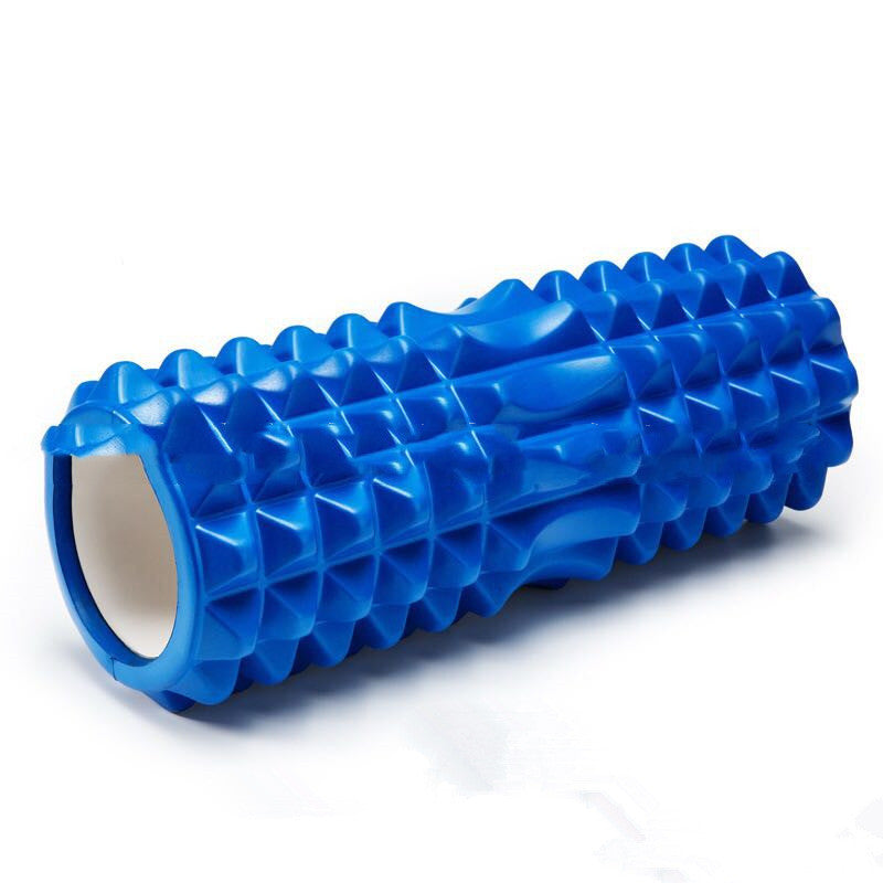 45 Cm Column Fitness Pilates Yoga Foam Roller Blue 0 - Tophatter Daily Deals