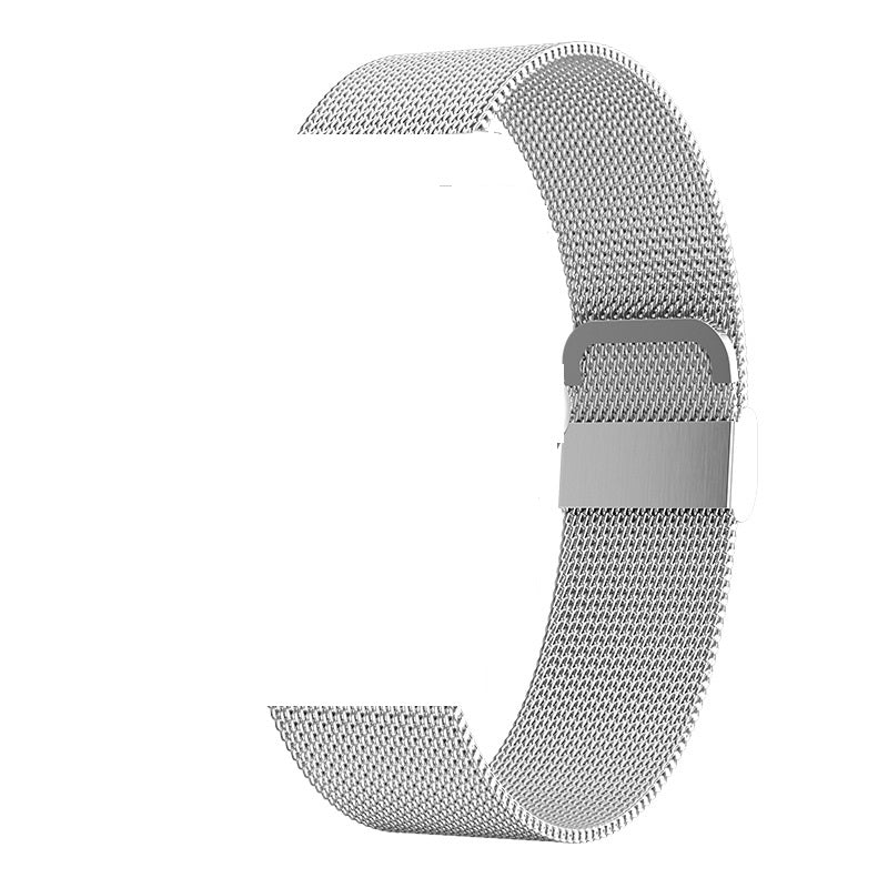 Blood Pressure Heart Rate Sleep Monitoring Sports Bracelet Silver steel strap 0 - Tophatter Daily Deals