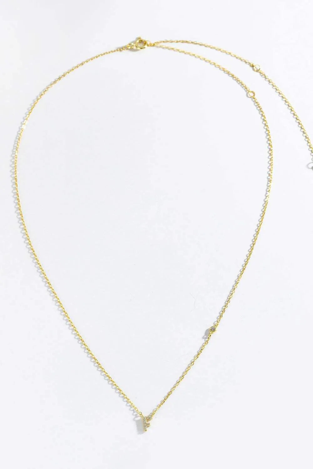 A To F Zircon 925 Sterling Silver Necklace Necklaces - Tophatter Daily Deals