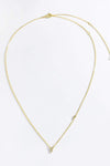 A To F Zircon 925 Sterling Silver Necklace Necklaces - Tophatter Daily Deals