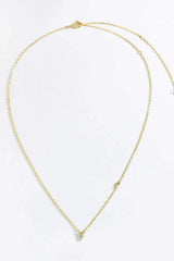 A To F Zircon 925 Sterling Silver Necklace Necklaces - Tophatter Daily Deals