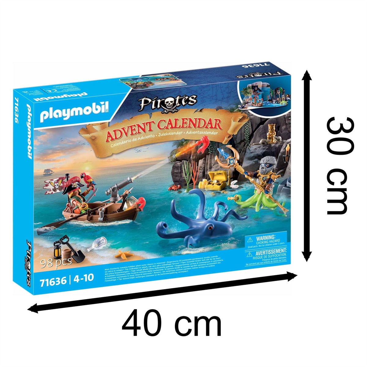 Playmobil Pirates - Children Pirate Toy Kids Christmas Advent Calendar Advent Calendar - Tophatter Daily Deals