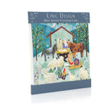The Nativity Christmas Advent Calendar Greetings Card | Door Advent Calendar Advent Calendar - Tophatter Daily Deals