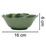 Reactive Glaze Holly Foliage Christmas Bowl | Festive Ceramic Bowl - 220ml Bowl - Tophatter Daily Deals