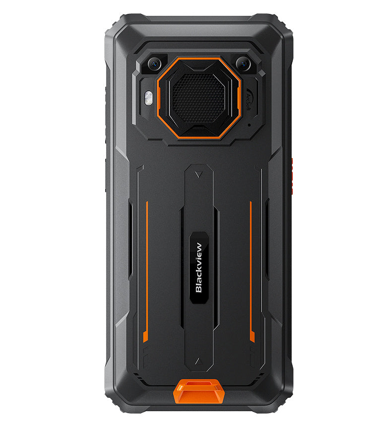 BV6200PRO Rugged Smartphone Unlocked Waterproof Android Phone Orange EU Rugged Smartphones - Tophatter Daily Deals