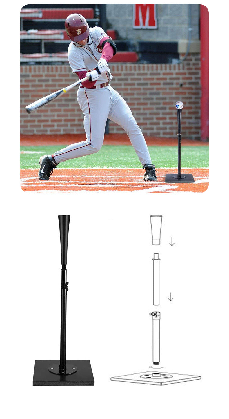 Baseball Trainer Baseball Baseball Base Practice T Seat T-rack Percussion Device 0 - Tophatter Daily Deals