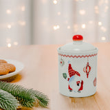 Gonk Christmas Storage Jar | Festive Gnome Kitchen Jar with Airtight Lid - 15cm Jar - Tophatter Daily Deals