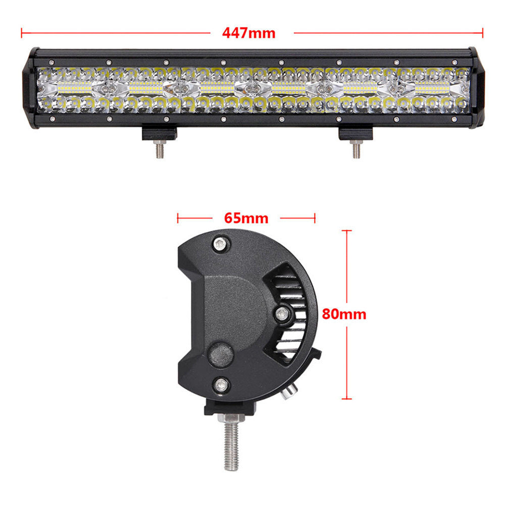 Automotive LED Strip Lights Three-row Work Light Off-road Vehicle Top Light 0 - Tophatter Daily Deals