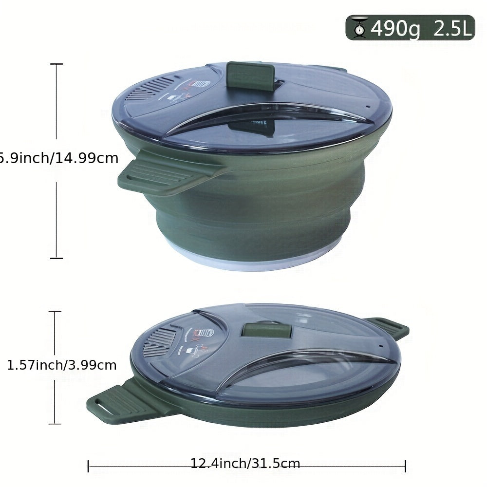 Camping Cook Pot Portable Outdoor Cookware Camp Cooking - Tophatter Daily Deals