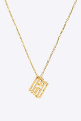A to J Letter Pendant Nekclace H One Size Necklaces - Tophatter Daily Deals
