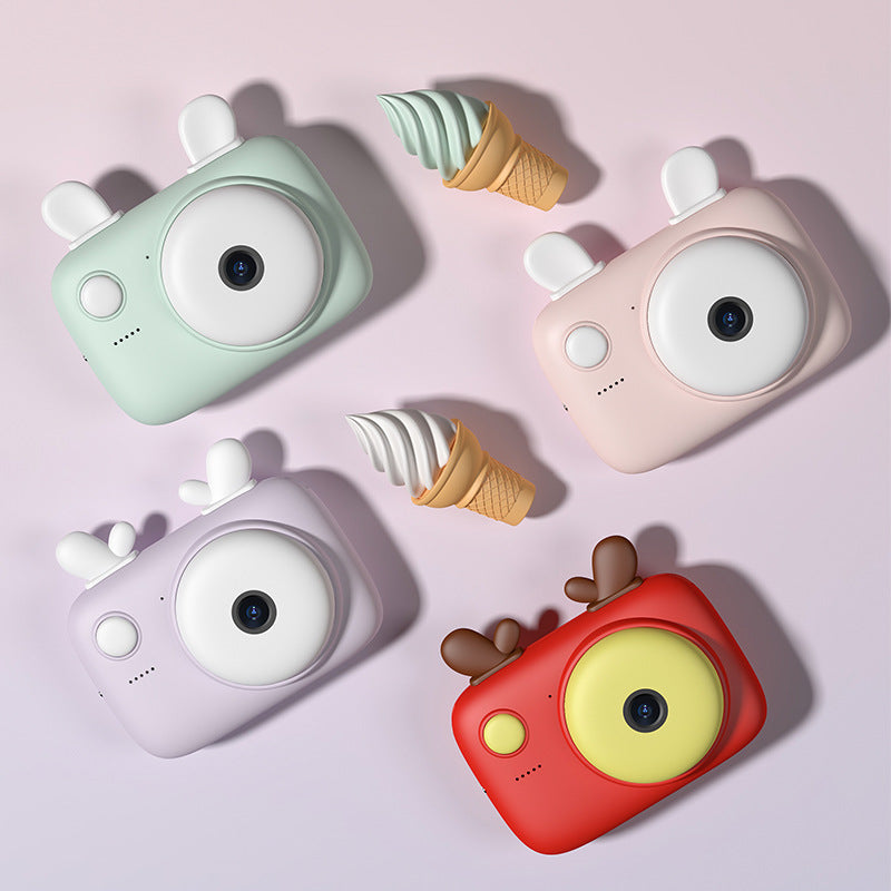 A2 Kids Photo Camera Macaron Mini SLR 0 - Tophatter Daily Deals