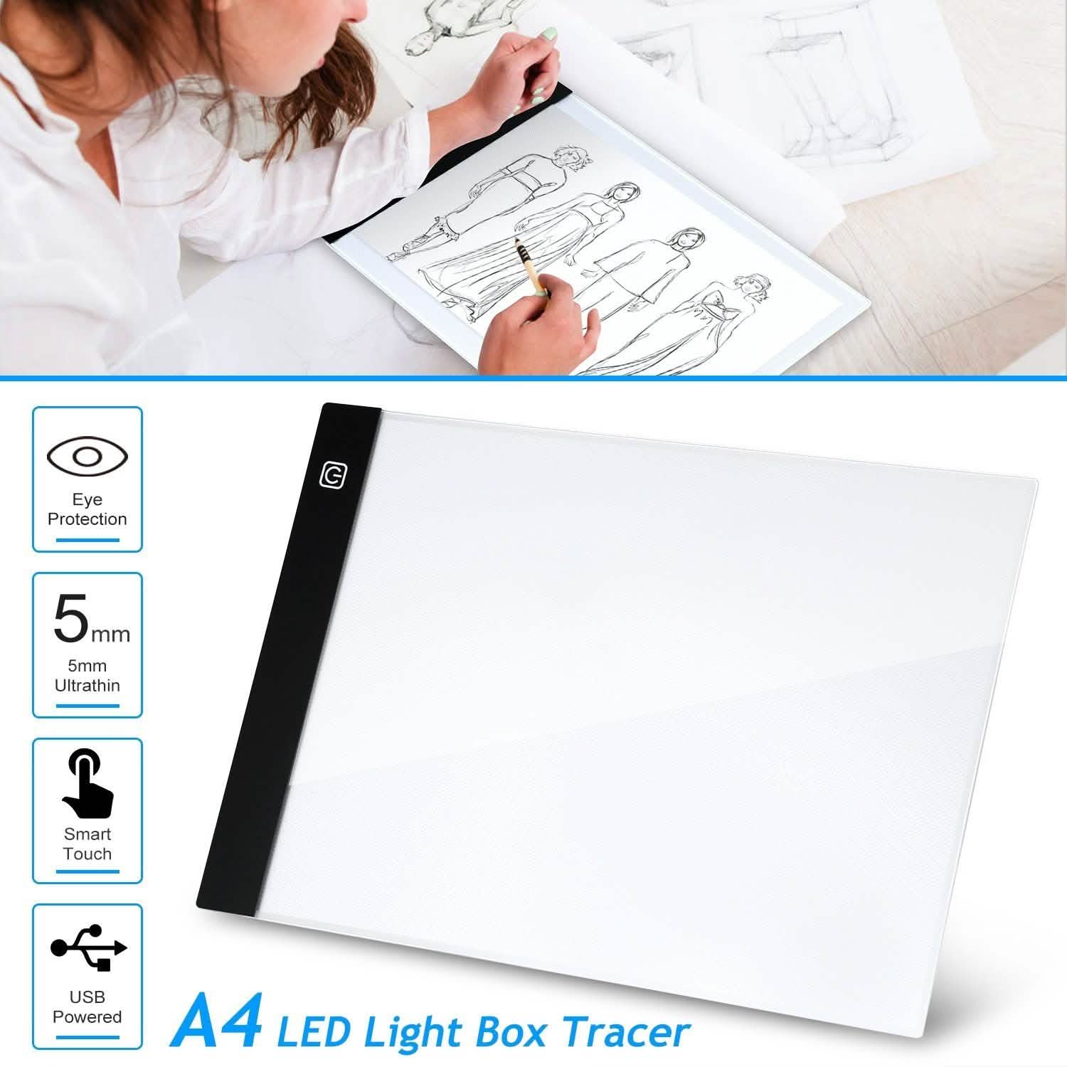 A4 LED Light Box Tracer School, Office & Art Supplies - Tophatter Daily Deals