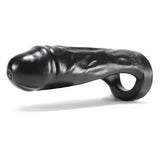 Thug Double Fucker Black - Thick Girth Silicone Penetrator - 8 Inch > Sex Toys For Men > Penis Sleeves - Tophatter Daily Deals